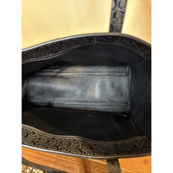 Guess Large Tote Shoulder Bag Black‎ - Picture 4 of 12